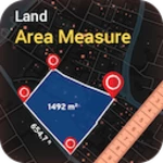 land area measure android application logo